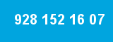 928 152 16 07 928 152 16 07